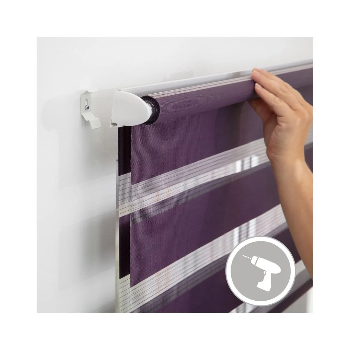 LICHTBLICK Duo Rollo Klemmfix, ohne Bohren, ab 45 x 150 cm - B-Ware