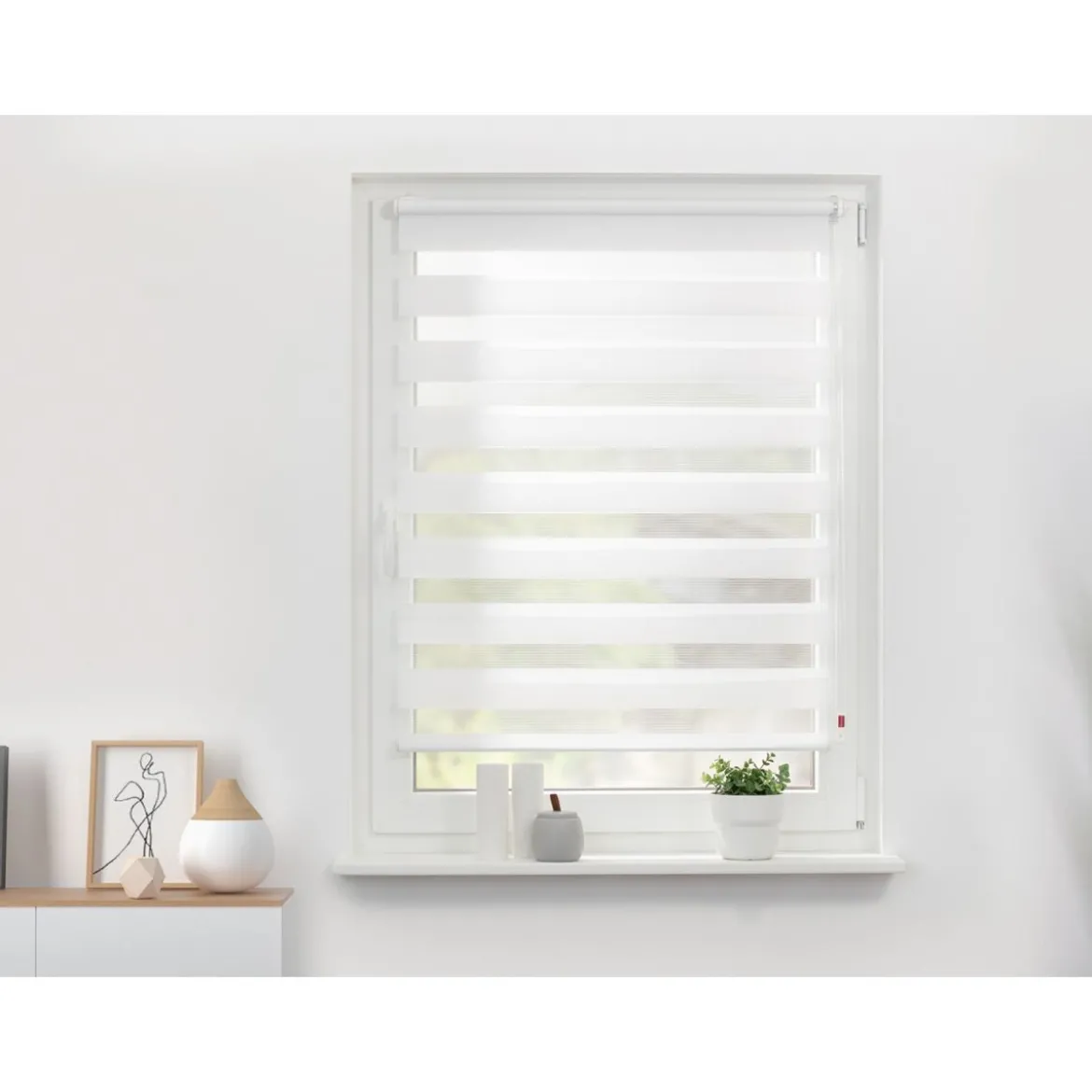 LICHTBLICK Duo Rollo Klemmfix, ohne Bohren, ab 45 x 150 cm - B-Ware