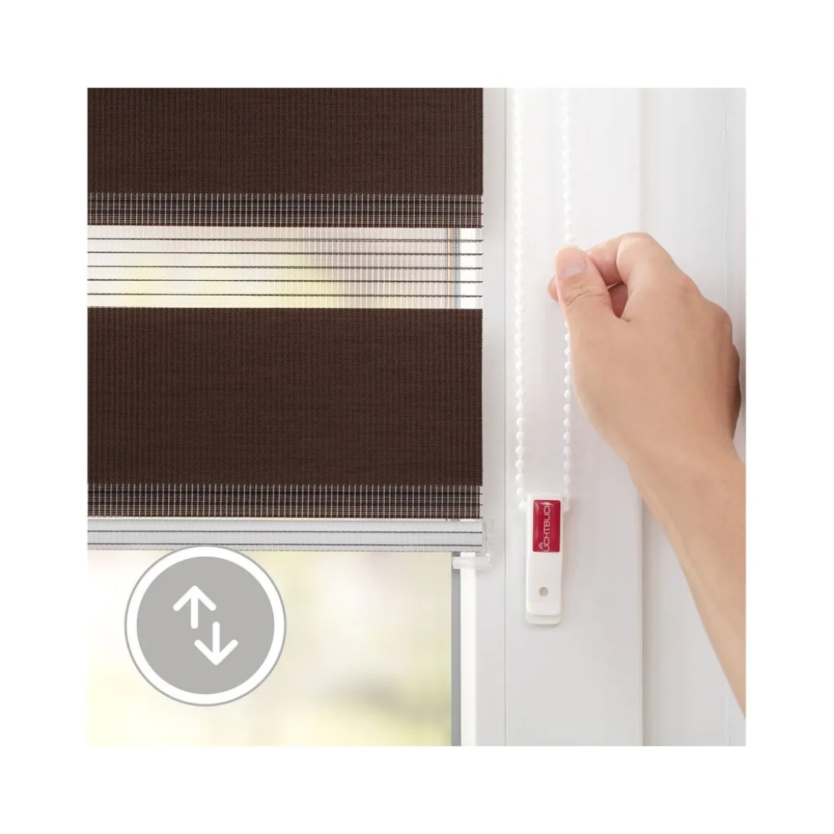 LICHTBLICK Duo Rollo Klemmfix, ohne Bohren, ab 45 x 150 cm - B-Ware