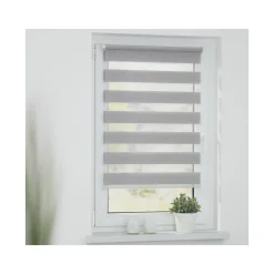 LICHTBLICK Duo Rollo Klemmfix, ohne Bohren, meliert, ab 45 x 150 cm - B-Ware