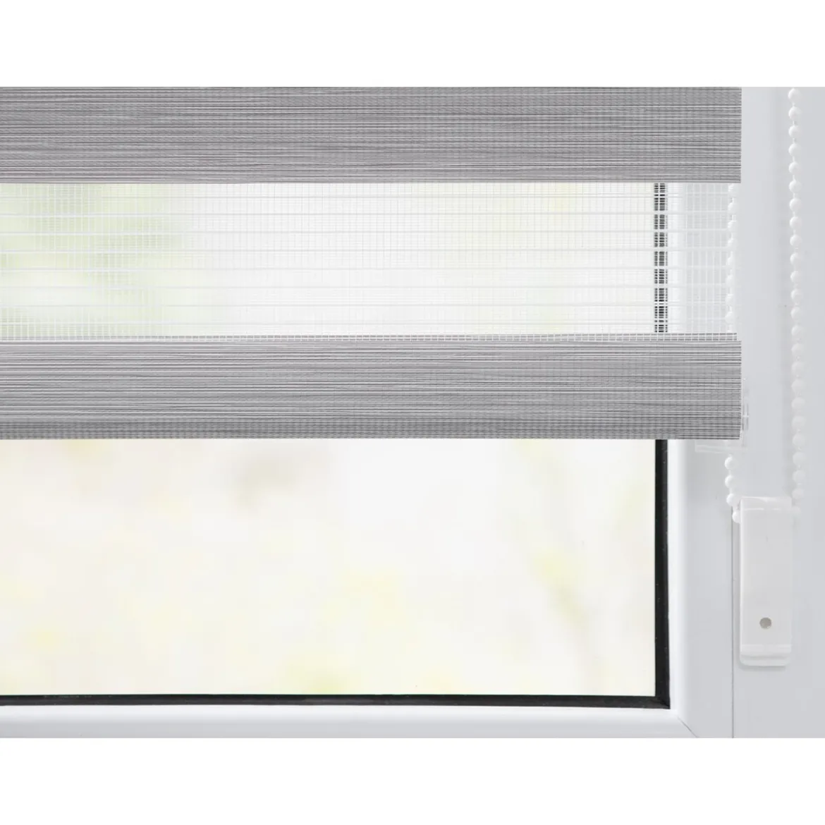 LICHTBLICK Duo Rollo Klemmfix, ohne Bohren, meliert, ab 45 x 150 cm - B-Ware