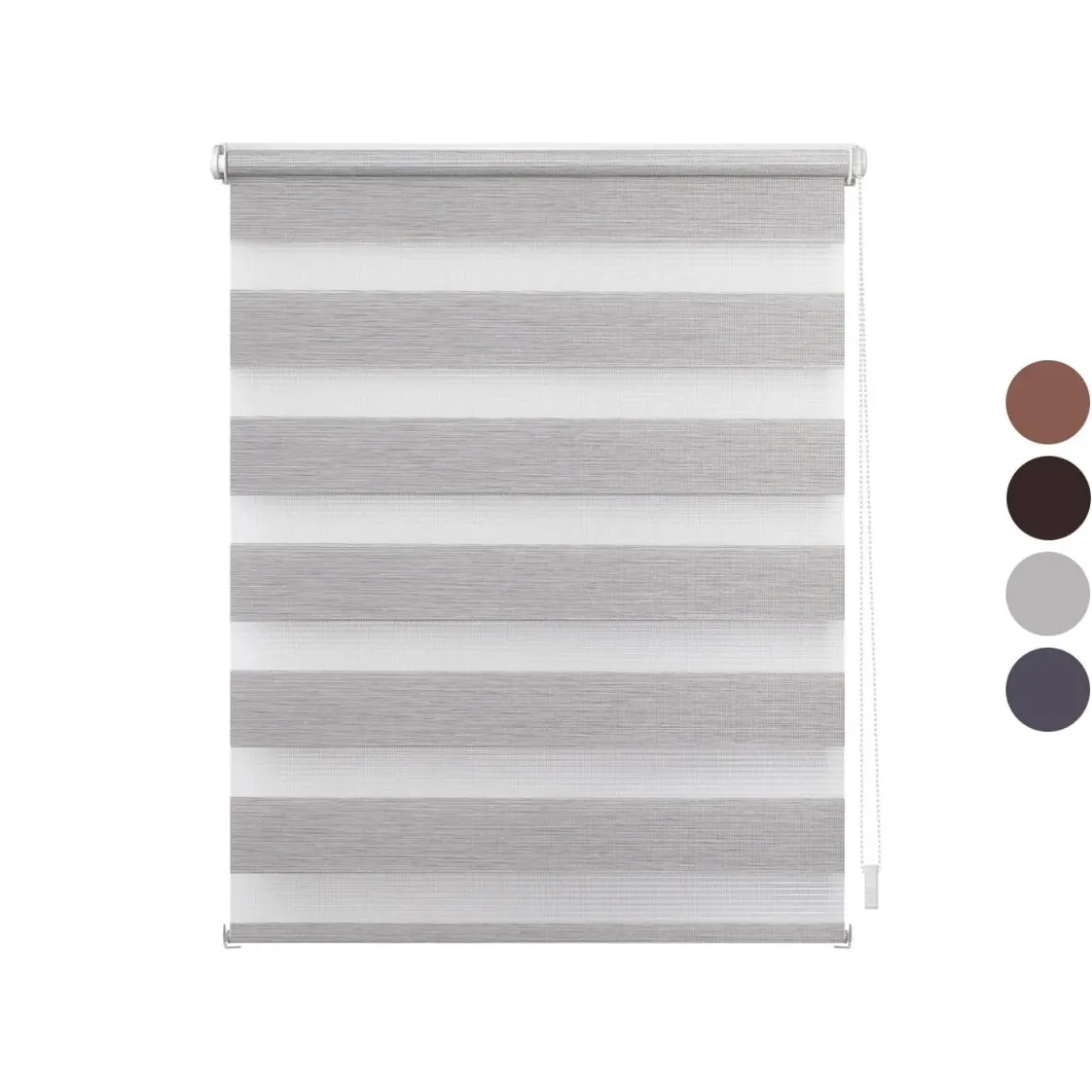 LICHTBLICK Duo Rollo Klemmfix, ohne Bohren, meliert, ab 45 x 150 cm - B-Ware