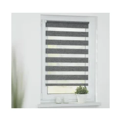 Lichtblick Duo Rollo Klemmfix, ohne Bohren, meliert, go green, ab 45 x 150 cm (45 x 150 cm) - B-Ware sehr gut