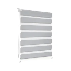 Lichtblick Duo-Rollo Klemmfix, ohne Bohren, verspannt, blickdicht, ab 45 x 150 cm - B-Ware