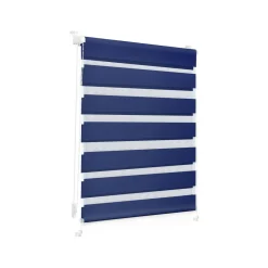 Lichtblick Duo-Rollo Klemmfix, ohne Bohren, verspannt, blickdicht, ab 45 x 150 cm - B-Ware