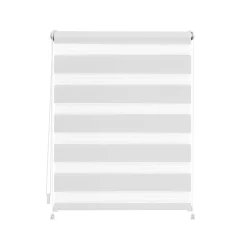 Lichtblick Duo-Rollo Klemmfix, ohne Bohren, verspannt, blickdicht, ab 45 x 150 cm - B-Ware