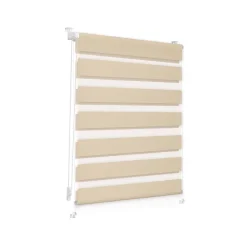Lichtblick Duo-Rollo Klemmfix, ohne Bohren, verspannt, blickdicht, ab 45 x 150 cm - B-Ware