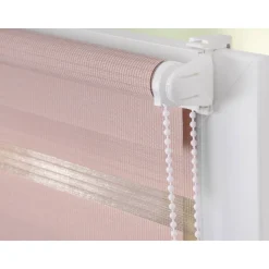 Lichtblick Duo-Rollo Klemmfix, ohne Bohren, verspannt, blickdicht, ab 45 x 150 cm - B-Ware