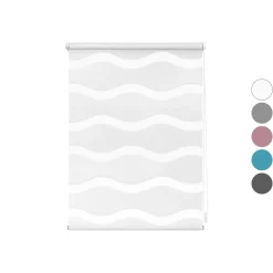 Lichtblick Duo Rollo Welle Klemmfix, ohne Bohren, ab 45 x 150 cm - B-Ware