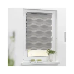 Lichtblick Duo Rollo Welle Klemmfix, ohne Bohren, ab 45 x 150 cm - B-Ware