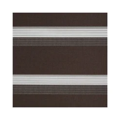 Lichtblick Klemmfix Duo-Rollo, ohne Bohren, 60 x 150 cm, dunkelbraun - B-Ware neuwertig