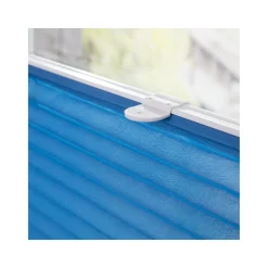 Lichtblick Plissee Haftfix, ohne Bohren, Blau, 60x130 cm - B-Ware neuwertig
