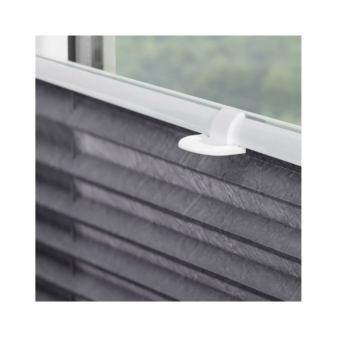 Lichtblick Plissee Klemmfix, ohne Bohren, verspannt, ab 45 x 130 cm - B-Ware