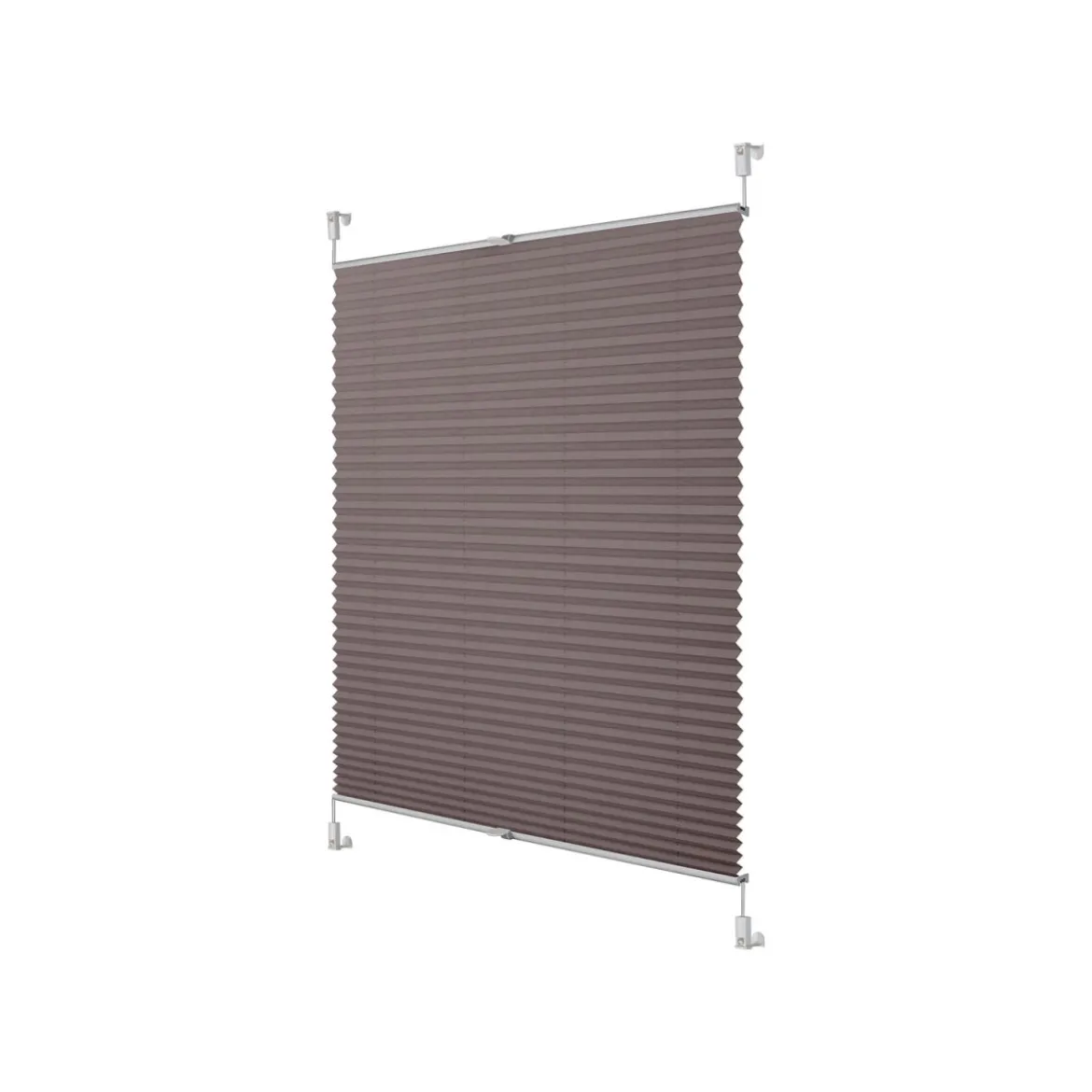 Lichtblick Plissee Klemmfix, ohne Bohren, verspannt, ab 45 x 130 cm - B-Ware