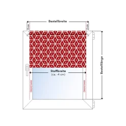 Lichtblick Rollo Klemmfix, ohne Bohren, blickdicht, ab 45 x 150 cm (braun, 60x150 cm) - B-Ware sehr gut