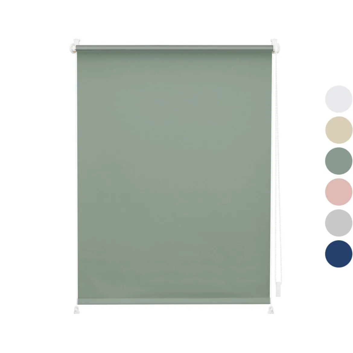 Lichtblick Rollo Klemmfix, ohne Bohren, verspannt, Verdunkelung, ab 45 x 150 cm - B-Ware