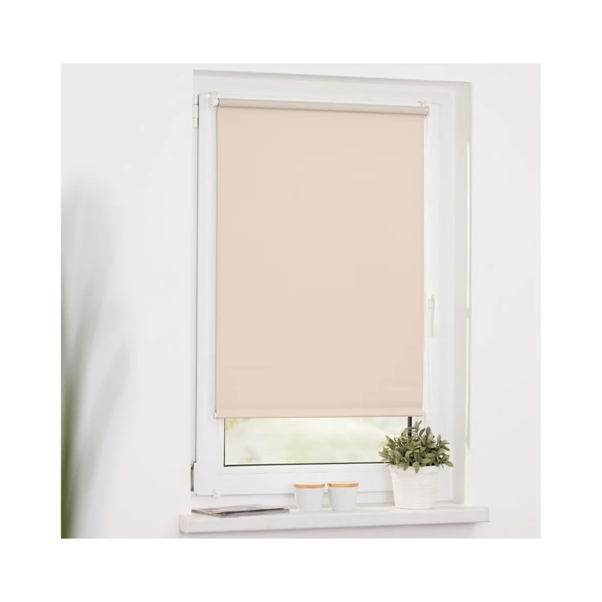 Lichtblick Rollo Klemmfix, ohne Bohren, verspannt, Verdunkelung, ab 45 x 150 cm - B-Ware