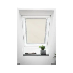 Lichtblick Sonnenschutz-Dachfenster Haftfix, ohne Bohren, 36 x 51,5 cm, beige - B-Ware neuwertig