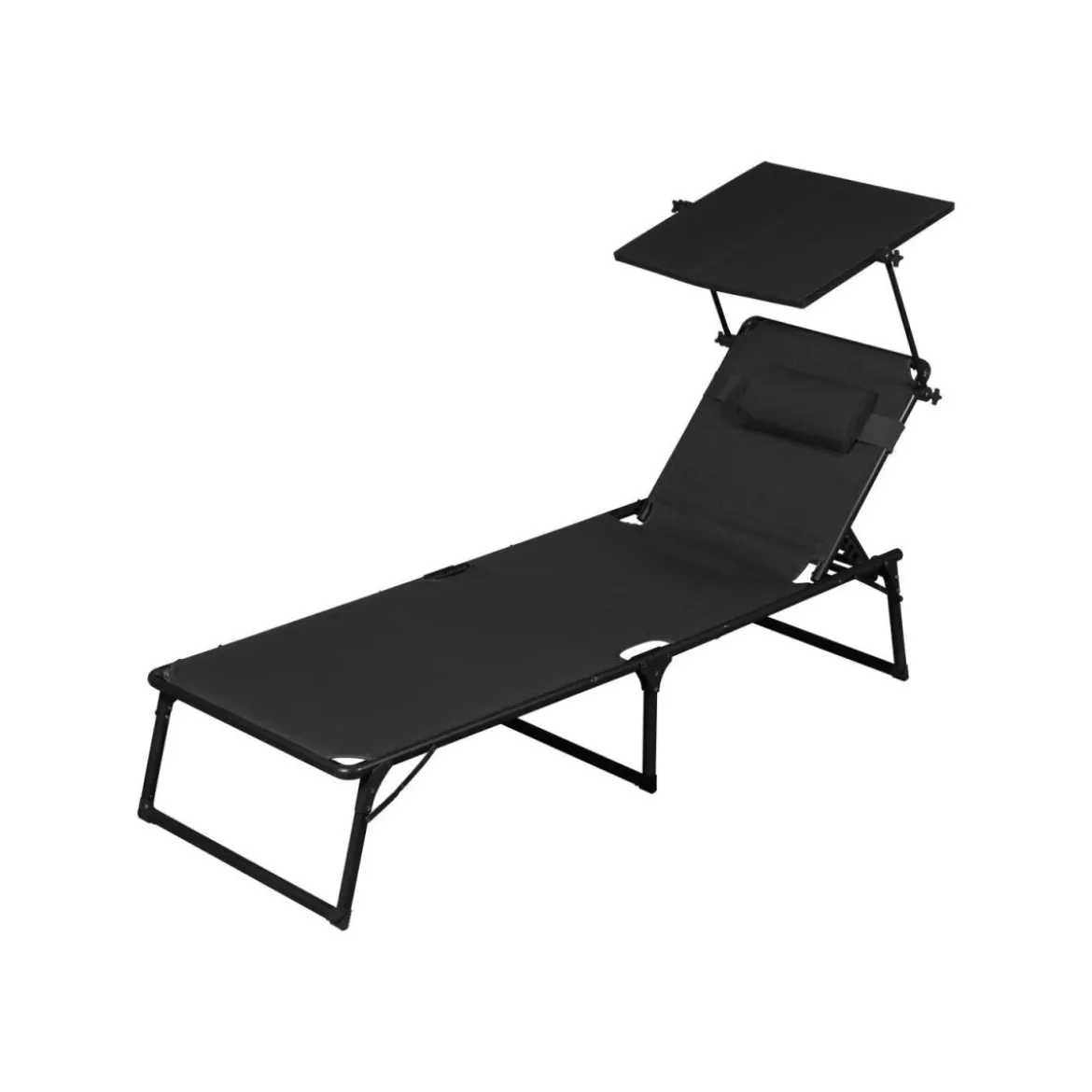 LIVARNO® Alu-Dreibeinliege »Houston«, schwarz - B-Ware