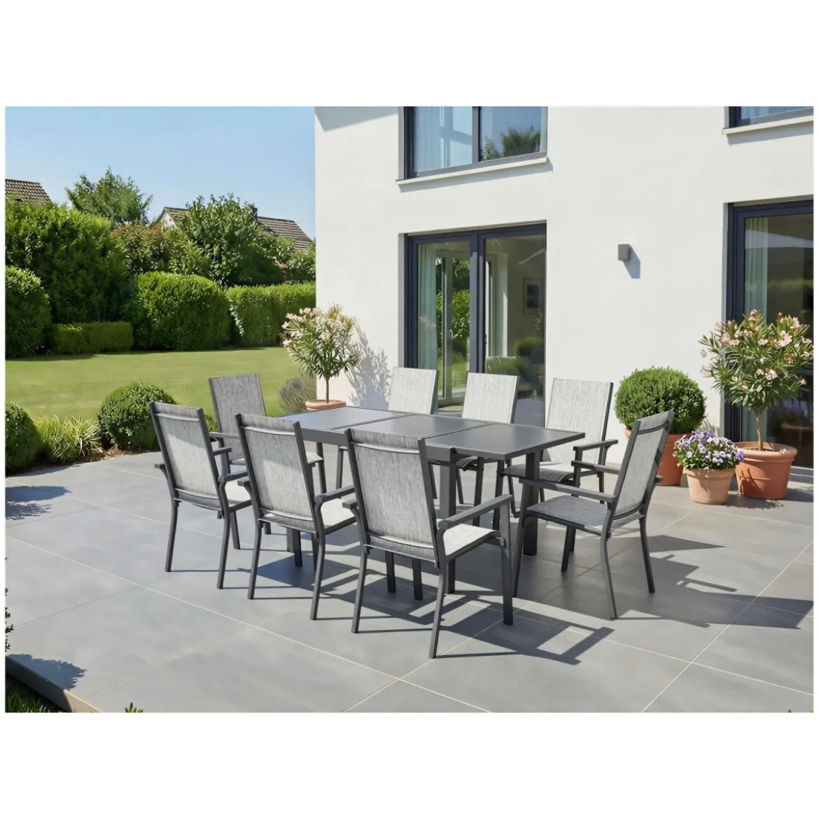 LIVARNO® Alu-Gartentisch »Houston / Toronto«, 120-180 x 89 x 75 cm - B-Ware