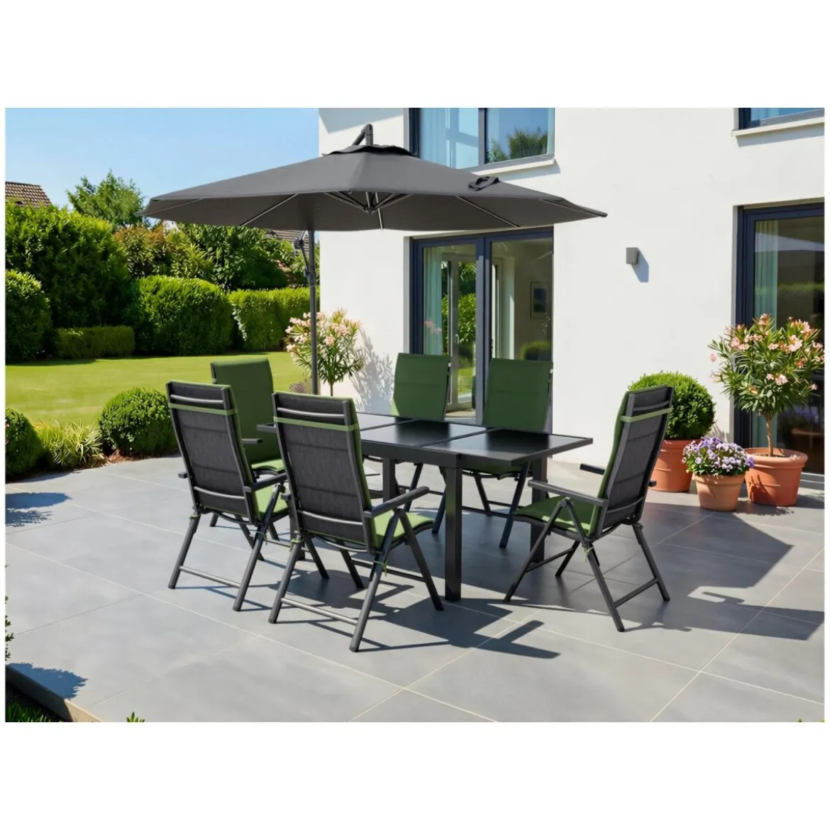 LIVARNO® Alu-Gartentisch »Houston / Toronto«, 120-180 x 89 x 75 cm - B-Ware