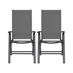 LIVARNO® Alu-Klappsessel »Houston« anthrazit, 2 Stück - B-Ware