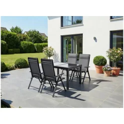 LIVARNO® Alu-Klappsessel »Houston« anthrazit, 2 Stück - B-Ware