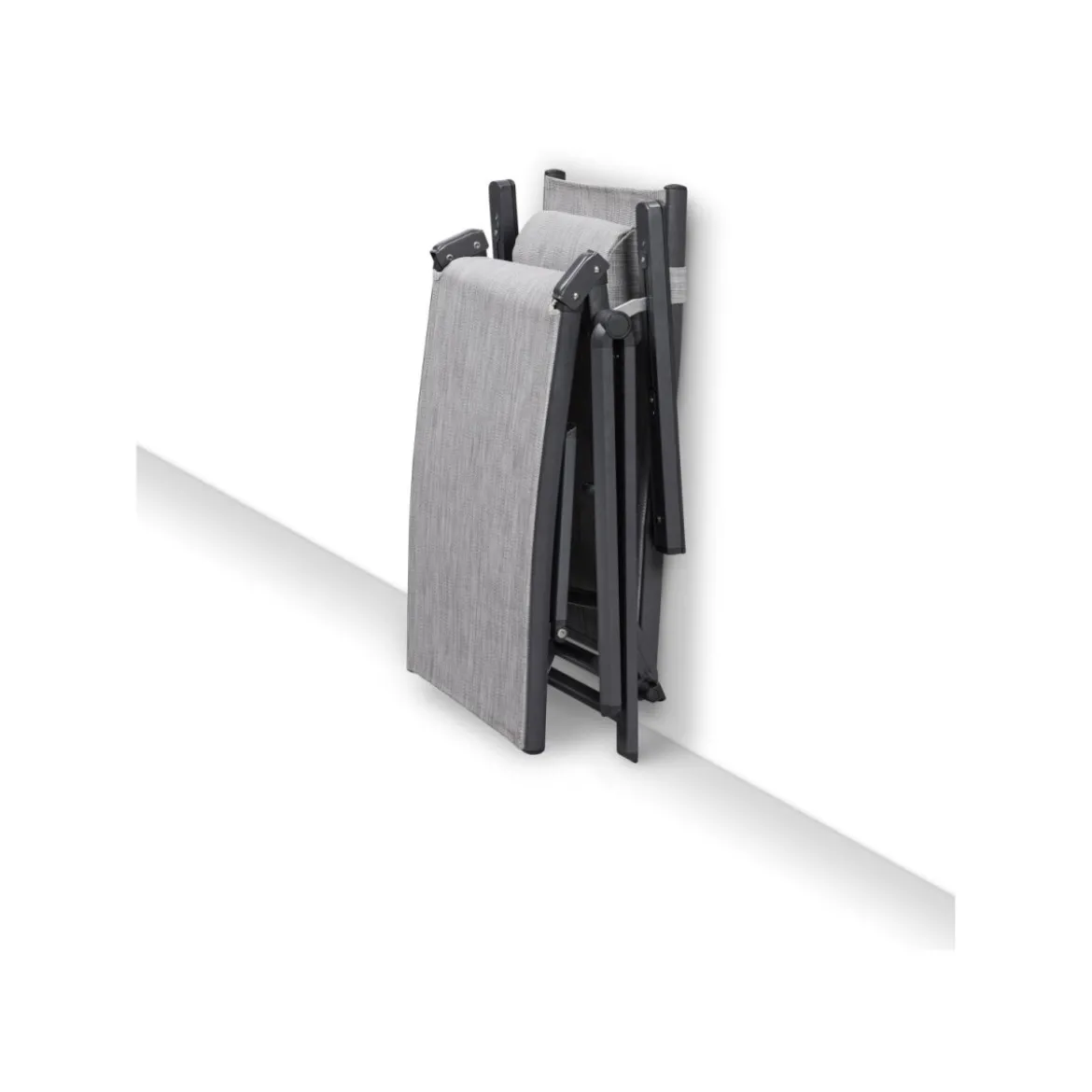 LIVARNO® Alu-Liegestuhl »Houston«, hellgrau-meliert - B-Ware Transportschaden Kosmetisch