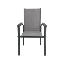 LIVARNO® Alu-Stapelsessel »Houston« hellgrau-meliert - B-Ware sehr gut