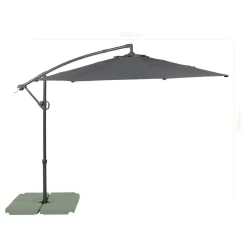 LIVARNO Ampelschirm, Ø300 cm, anthrazit - B-Ware