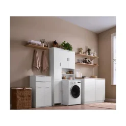 LIVARNO® Anstellschrank Liverpool, weiß - B-Ware Transportschaden