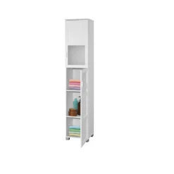 LIVARNO® Bad-Hochschrank Basel, weiß - B-Ware