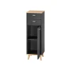 LIVARNO® Bad-Seitenschrank Corfu, anthrazit - B-Ware