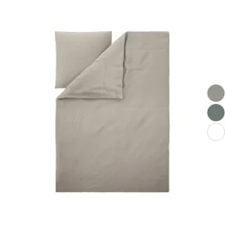 LIVARNO® Baumwoll-Leinen-Bettwäsche, 135 x 200 cm - B-Ware