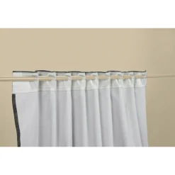 LIVARNO® Blackout-Vorhangschal-Set, 2-teilig (Grau) - B-Ware neuwertig