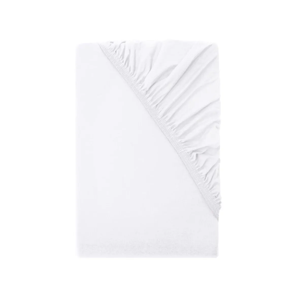 LIVARNO® Boxspring-Jersey-Spannbettlaken, 180-200 x 200 cm, weiß - B-Ware neuwertig