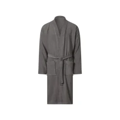 LIVARNO® Damen/Herren-Bademantel, M, grau - B-Ware neuwertig
