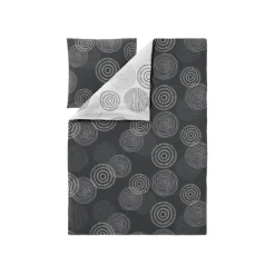 LIVARNO® Edel-Renforcé-Wendebettwäsche, 135 x 200 cm, Kreise - B-Ware neuwertig