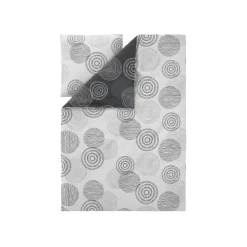LIVARNO® Edel-Renforcé-Wendebettwäsche, 135 x 200 cm, Kreise - B-Ware neuwertig