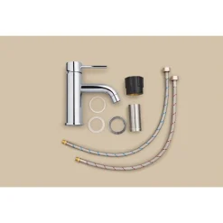 LIVARNO® Einhebel-Waschtischarmatur, Hebel rund - B-Ware sehr gut