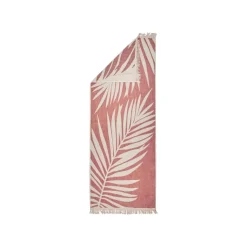 LIVARNO® Frottier-Strandtuch, 80 x 180 cm, rosa - B-Ware neuwertig
