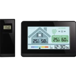 LIVARNO® Funk-Wetterstation mit Lüftungsempfehlung - B-Ware sehr gut