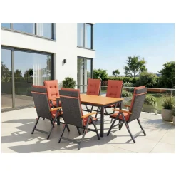 LIVARNO® Geflecht-Klappsessel »Valencia«, 2 Stück - B-Ware neuwertig