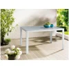 LIVARNO HOME Alu-Gartentisch »Houston« weiß, 140 x 92 x 74 cm - B-Ware