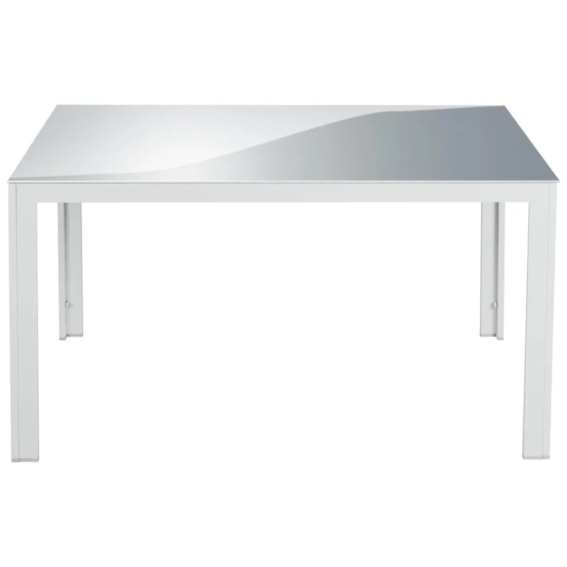 LIVARNO HOME Alu-Gartentisch »Houston« weiß, 140 x 92 x 74 cm - B-Ware