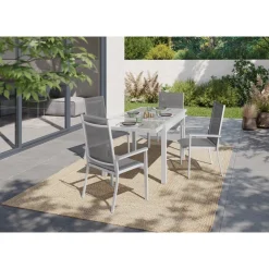 LIVARNO home Alu-Gartentisch »Houston«, 120-180 x 89 x 75 cm - B-Ware neuwertig