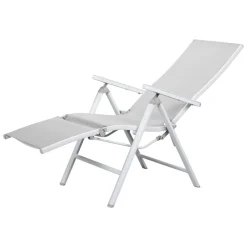 LIVARNO HOME Alu-Relaxsessel »Houston«, weiß - B-Ware