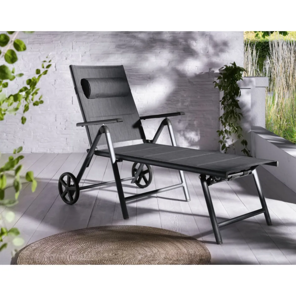 LIVARNO home Alu-Rollliege »Toronto«, verstellbar, anthrazit - B-Ware