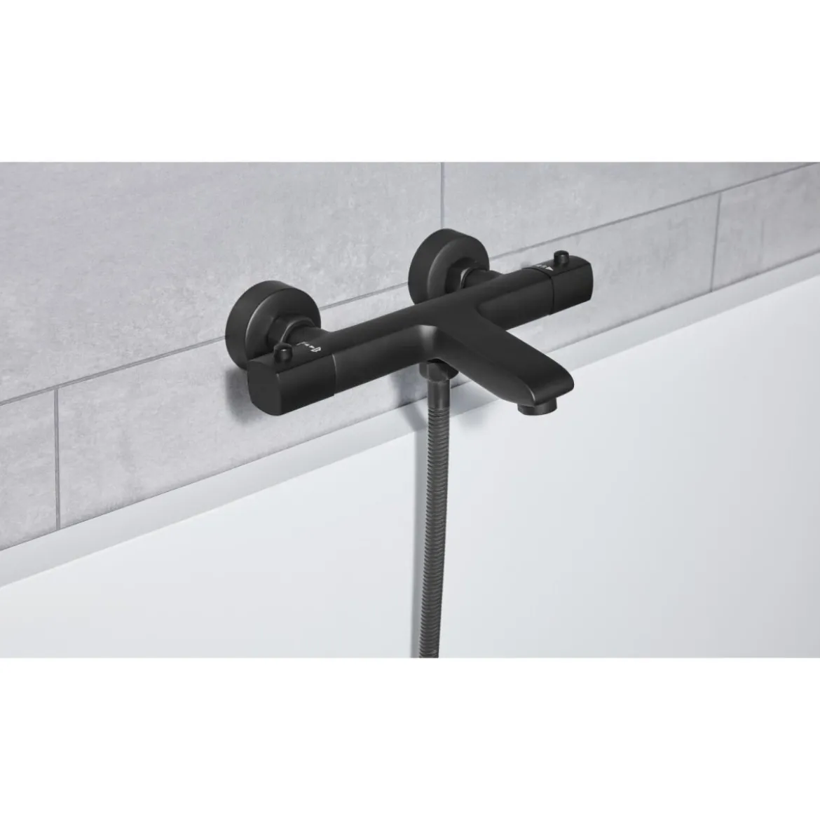LIVARNO home Badezimmer-Armaturen, Wannenarmatur, schwarz - B-Ware neuwertig