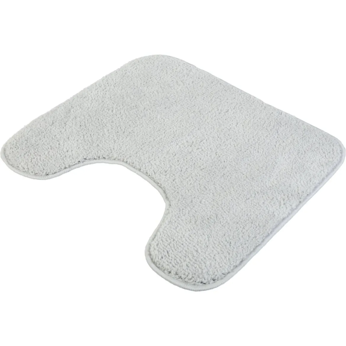 LIVARNO home Badezimmergarnitur-Set, 2-teilig (Teppich/ mit WC-Ausschnitt, grau) - B-Ware neuwertig